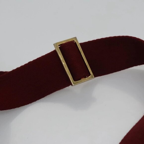 BURBERRY Nova Check Shoulder Bag Canvas Beige Red Auth 112999 - Picture 9 of 16